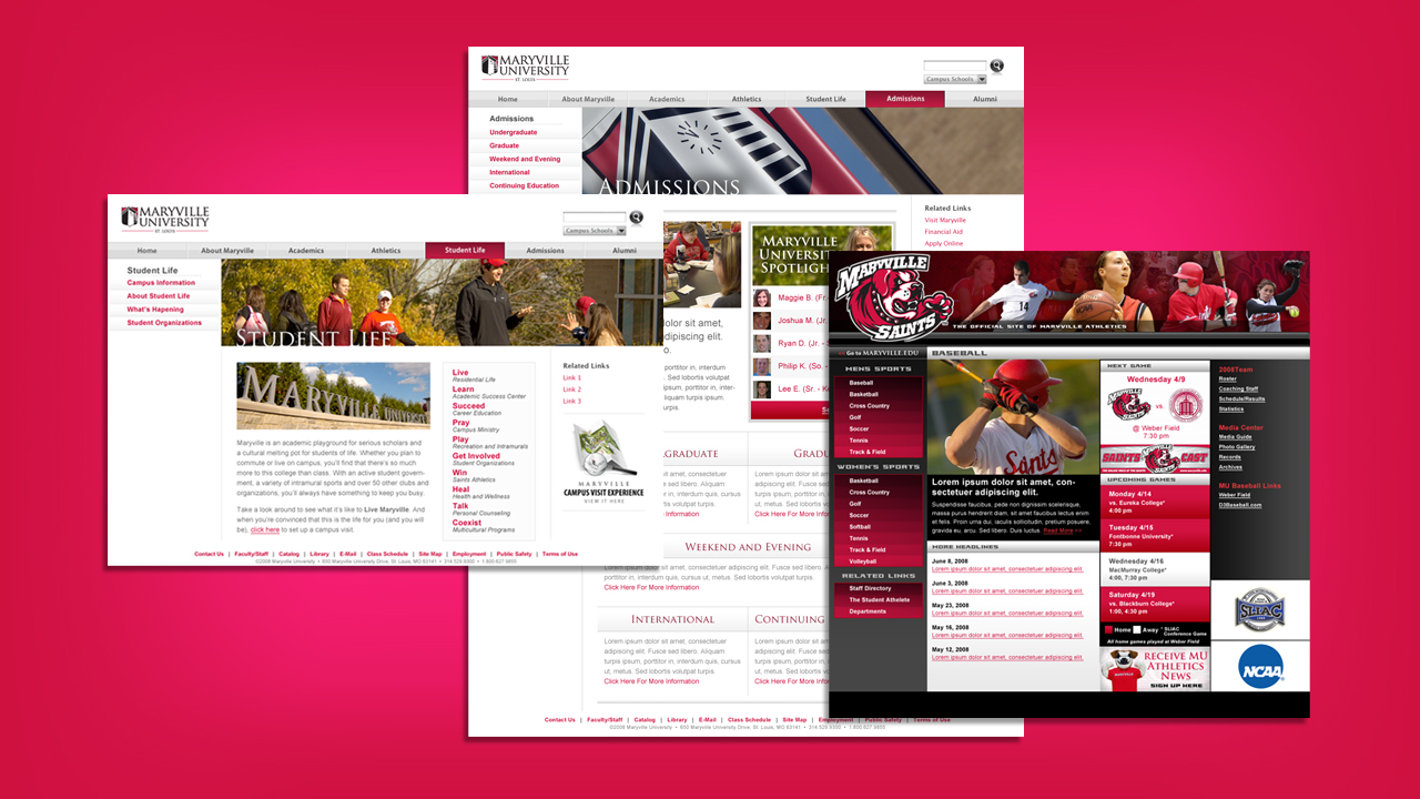 Maryville University Website Redesign