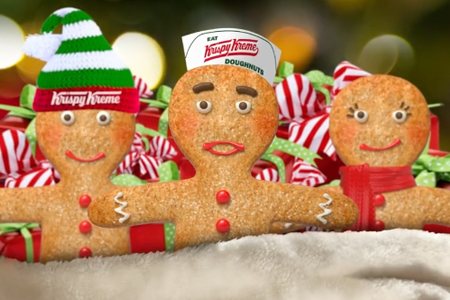 Krispy Kreme Gingerbread Original Glaze Doughnut Promotion
